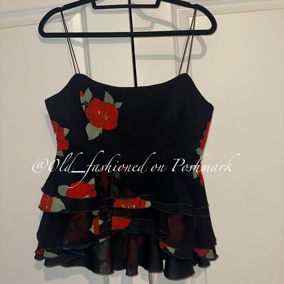 Price Firm - ZARA Bloggers Fav Floral Print Ruffled Top - Picture 12 of 15